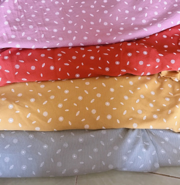 Thanh lý vải tằm tăm chiếc lá