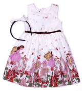 Bỏ sỉ váy thô kèm bờm tóc Kata (2-6 tuổi)