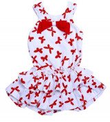 Bỏ buôn váy cotton Kata xòe đính nơ (1-3 tuổi)