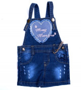 Bỏ sỉ quần sooc yếm bò bé gái (1-7T)