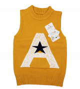 Bán sỉ áo gile len bé trai hình chữ A in sao (6-36M)