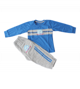 Bán buôn bộ quần áo Thu Đông TE7004 in số (2-5T)