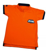 Bỏ sỉ áo cộc tay bé trai Lovemom màu cam (thêu chữ Batman)