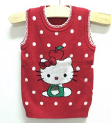 Bán buôn áo len gile bé gái Hqlens T610 (2-7T)