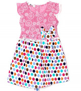 Bỏ buôn váy đũi nơ hoa cho bé gái (1-5T)