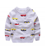 Bỏ sỉ áo len bé trai in hình ô tô (2-5T)