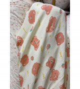 vải xô muslin tồn kho cao cấp con gấu bear