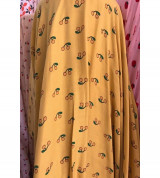 Thanh lý vải đũi mềm may scunshies hình quả chery 2021