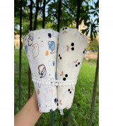 Thanh lý vải đũi nhăn hàn quốc hoa nhí mềm đẹp co dãn