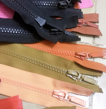 Dây kéo tồn kho Fao áo khoác dài 60cm, 70cm: giá 1 sợi