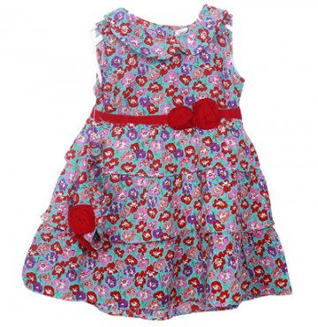 Bỏ sỉ váy lanh kèm bờm cho bé gái chipp TE0808 (1 – 8 tuổi)