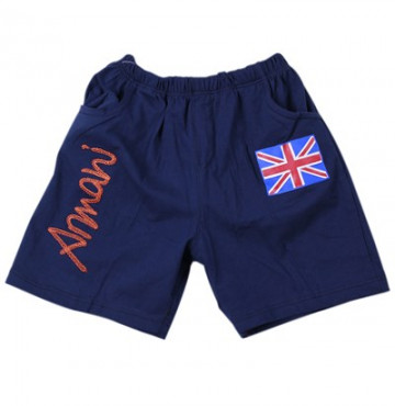 Bỏ buôn quần đùi bé trai in kẻ sọc (1-3T)