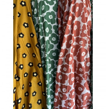 Thanh lý vải thô kiện chất siêu đẹp 100% cotton hoa ốp la