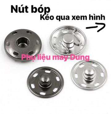 Thanh lý Nút bóp may bằng tay gắn phụ kiện, quần áo