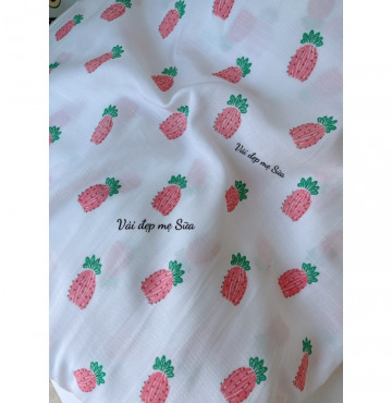 vải đũi tồn kho mềm mịn mát cây xương rồng lùn