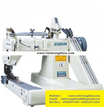 CM-928-XH-2PL máy cuốn sườn ZUSUN ,máy cuốn sườn 3 kim chuyên may jean
