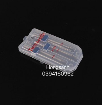 Combo 3 bộ kim đôi kích thước 2,3,4mm sử dụng cho máy may đa năng