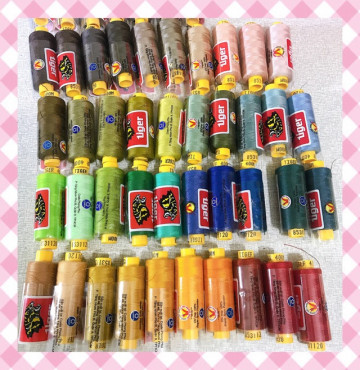 Thanh lý Chỉ may tiger lõi 400m: lẻ-6k/ 1 ống