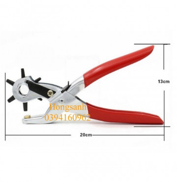 Kìm bấm lỗ dây thắt lưng (dây nịt), dây đồng hồ, bấm nút mắc cáo, bấm khoen...