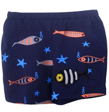 Bán buôn quần cộc bé trai Zara Kids hình cá (1 – 3 tuổi)