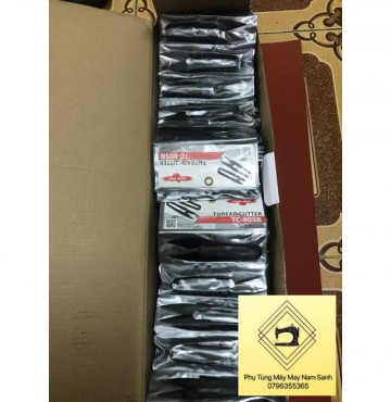 Kéo cắt chỉ nhựa đen 12c/vĩ