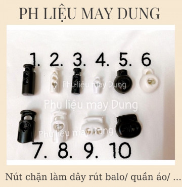 Thanh lý Nút chặn thắt dây rút các loại