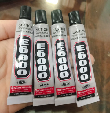 Thanh lý KEO E6000, B6000 dán hột xoàn, đá, phụ kiện, dây trang trí