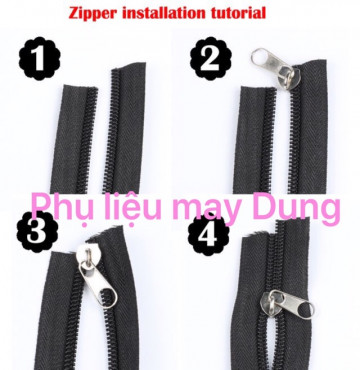 Thanh lý Dây kéo mét răng 3 và răng 5