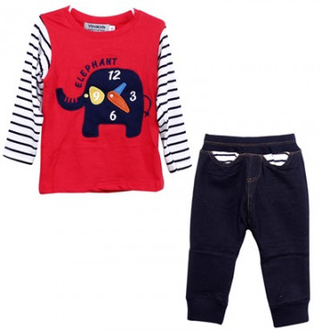 Bán sỉ bộ đồ bé trai Vinakids họa tiết con voi