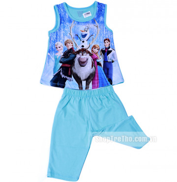 Bỏ buôn bộ nữ hoàng băng giá bé gái (xanh)