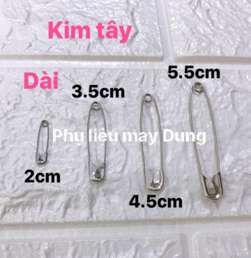 Thanh lý Kim tây (kim gài quần áo) bằng kim loại
