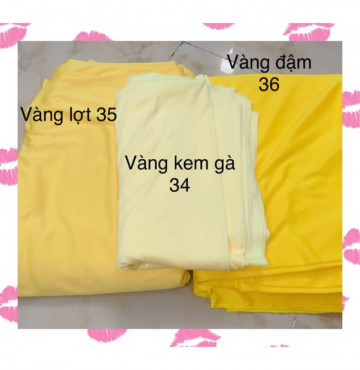 Vải lót thun silk tồn kho khổ 1m6: giá bán 1 mét