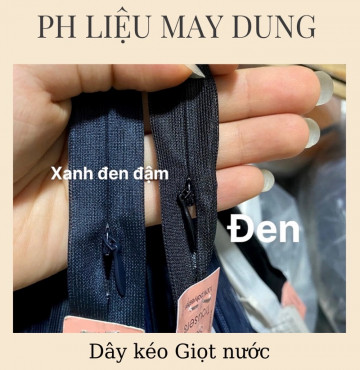 Thanh lý Dây kéo giọt lệ 25cm HKK