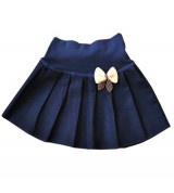 Bán sỉ chân váy dạ đính nơ xếp ly