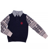 Bán buôn áo len Mayboy phối cổ sơmi 1450