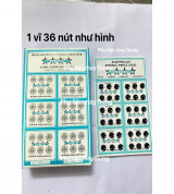 Vĩ nút bóp màu đen 36 nút tồn kho