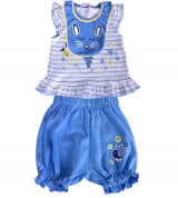 Bán sỉ bộ cotton+ yếm Thái My kids 102420