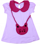 Bán buôn áo bé gái phối túi