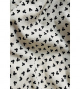 Thanh lý vải đũi xốp con gà xanh và micky đen siêu xinh may đồ bộ,váy áo,đồ hànmade