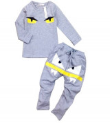 Bỏ sỉ bộ đồ cho bé trai họa tiết đôi mắt (1 - 8 tuổi)