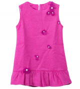 Bỏ sỉ váy bèo ngực nơ dạ lì cho bé - ABB0012