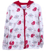 Bán sỉ áo khoác nỉ Thái in hình gà (12-24M) X7-21