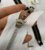 Thanh lý Dây kéo đồng 40cm-> 80cm may áo khoác: giá 1 sợi