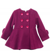 Bán buôn áo khoác dạ lì dáng xòe cho bé- ABB01053