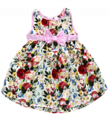 Bỏ sỉ váy hoa hồng size nhí cho bé gái