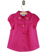 Bán sỉ áo sơ mi thêu hoa bé gái