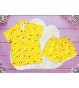 Thanh lý Vải thô mặt lụa vịt nền vàng 1m