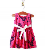 Bỏ buôn váy bé gái thắt nơ eo xinh xắn