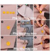 Thanh lý cúc bấm dập nhựa T5 4 chi tiết