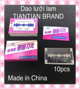 Dao lưỡi lam hiệu TIANTIAN 1 hộp 10 cái